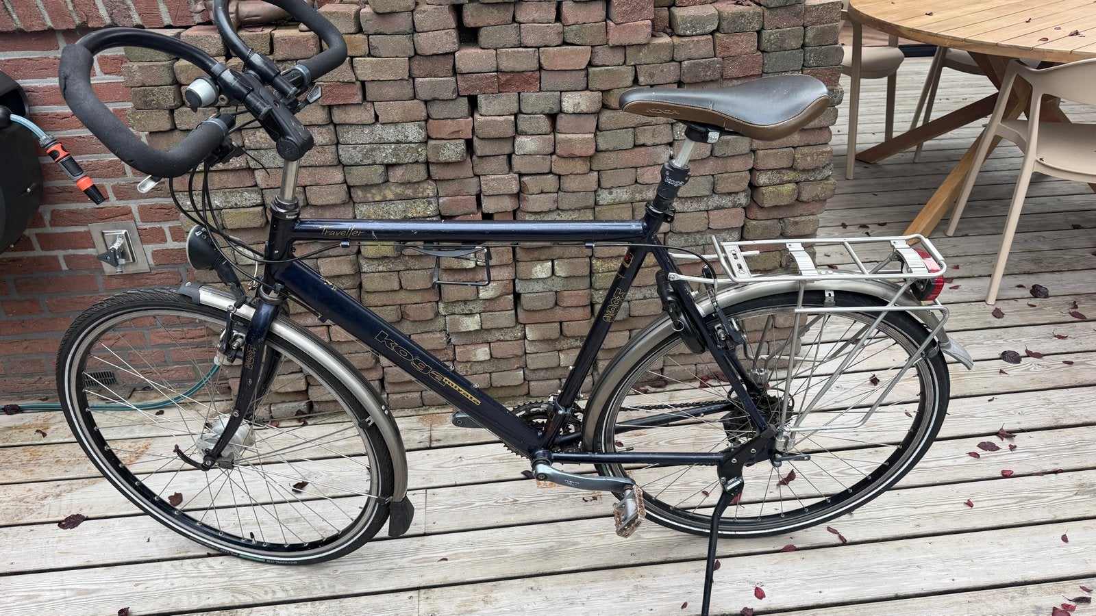 Koga miyata traveler met nieuw SANTOS versterkt achterwiel., Overige merken, Gebruikt, Velgrem, Versnellingen