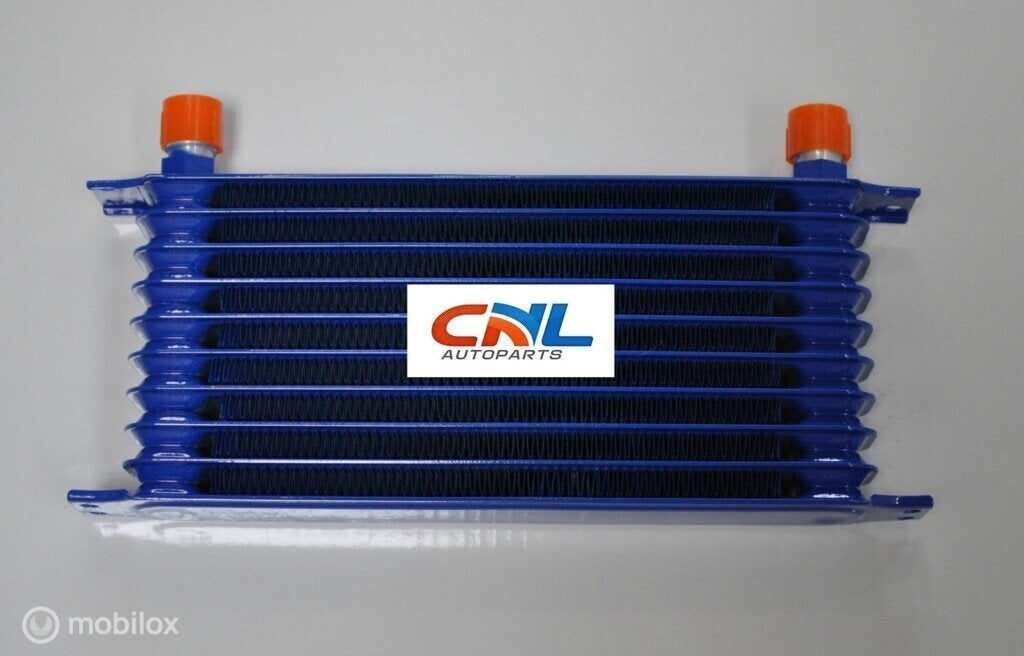 Oliekoeler Aluminum 10 row oilcooler BLUE AN10 262mm, Auto-onderdelen, Nieuw, Ophalen of Verzenden