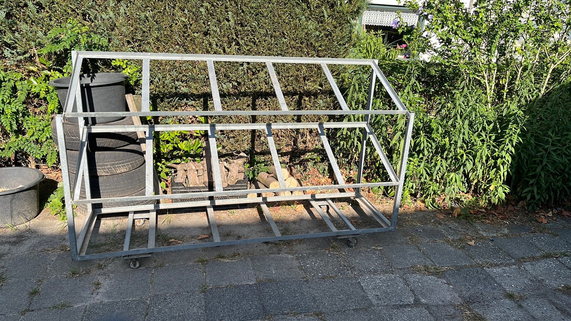 Groente/planten verkoop rek, Tuin en Terras, Ophalen