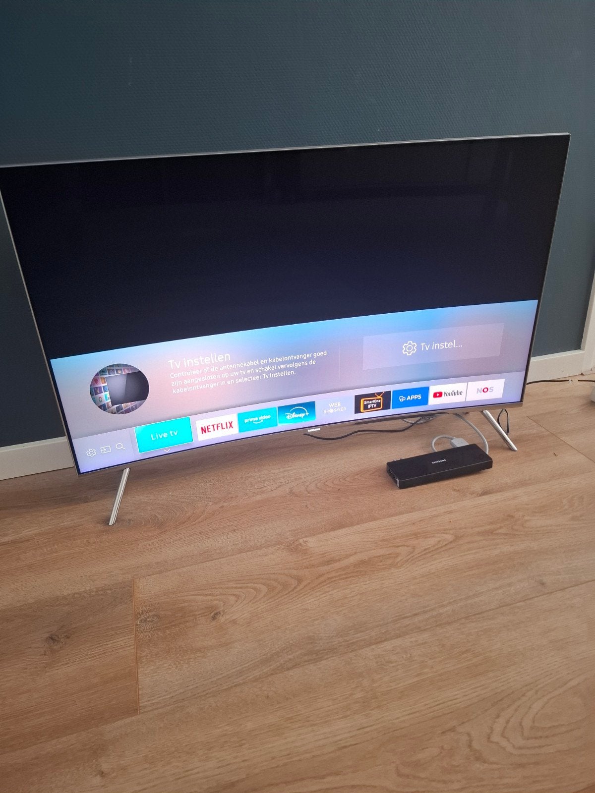 Samsung Curved SUHD smart tv. 43 inch met One Connect box, Audio, Tv en Foto, Televisies, Ophalen, 100 cm of meer, 50 Hz, Samsung