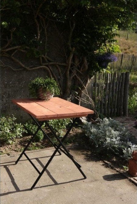 Franse Stijl Klaptafels Bistro tafels Terrastafels Zalm Roze, Ophalen