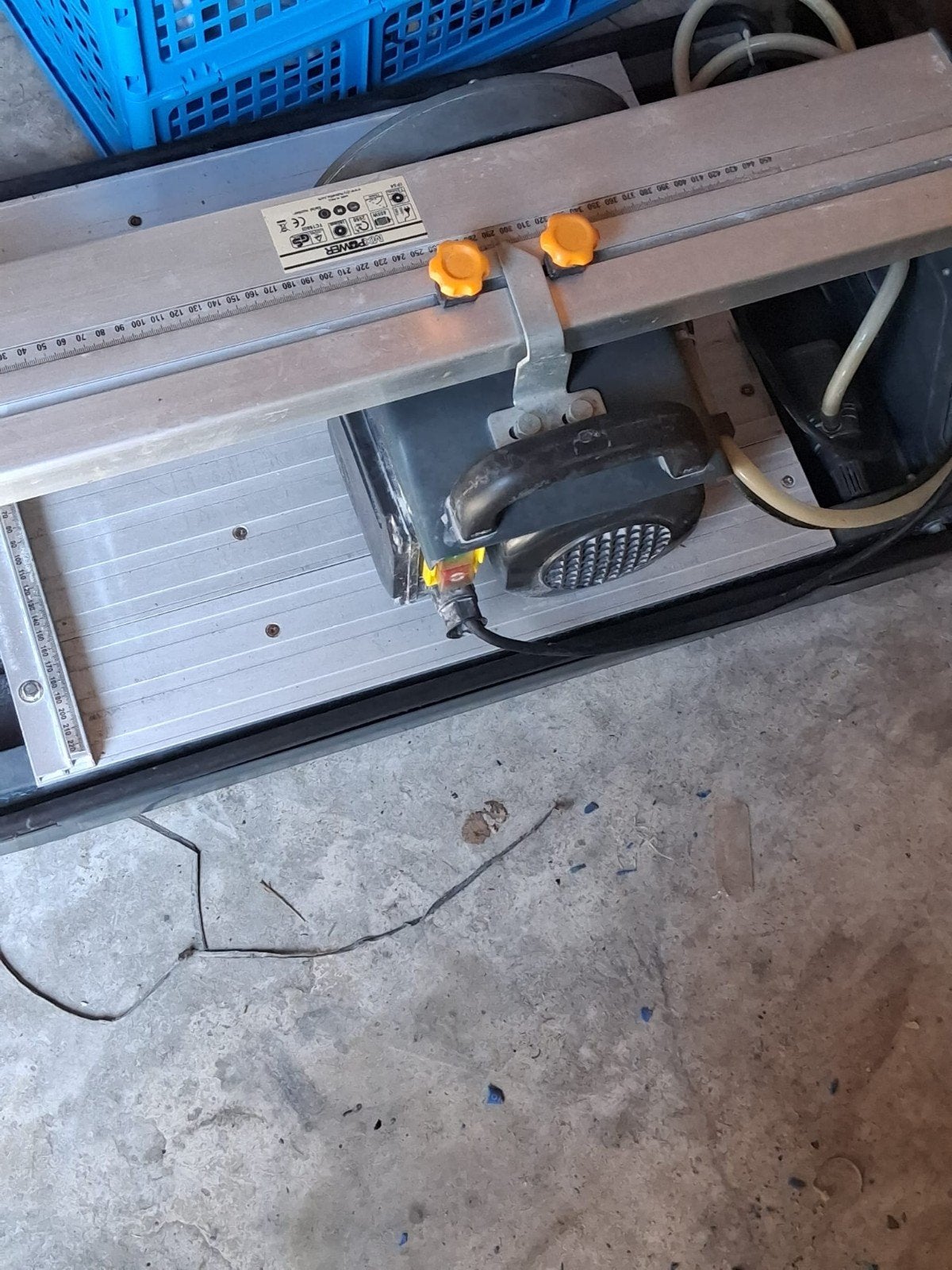 Tegelsnijder en Tegelzaagmachine Teab., Ophalen, Gebruikt, Snijgereedschap, Overige merken