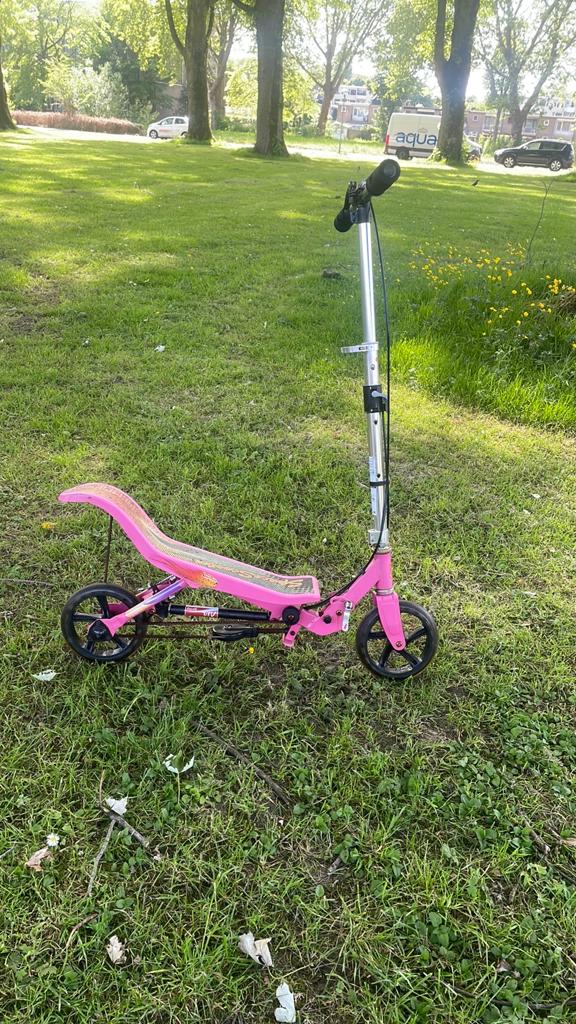 Space scooter roze, Ophalen, Gebruikt, Gewone step