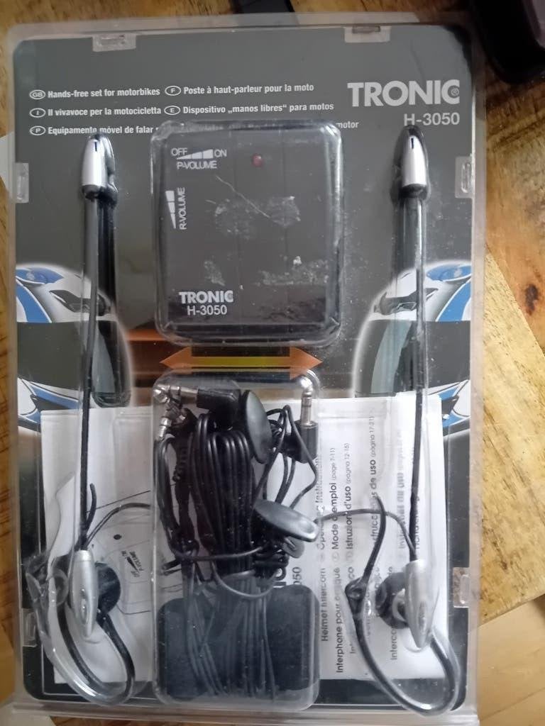 Tronic H-3050 Handsfree set voor motor of scooter., Motoren, Ophalen of Verzenden, Nieuw