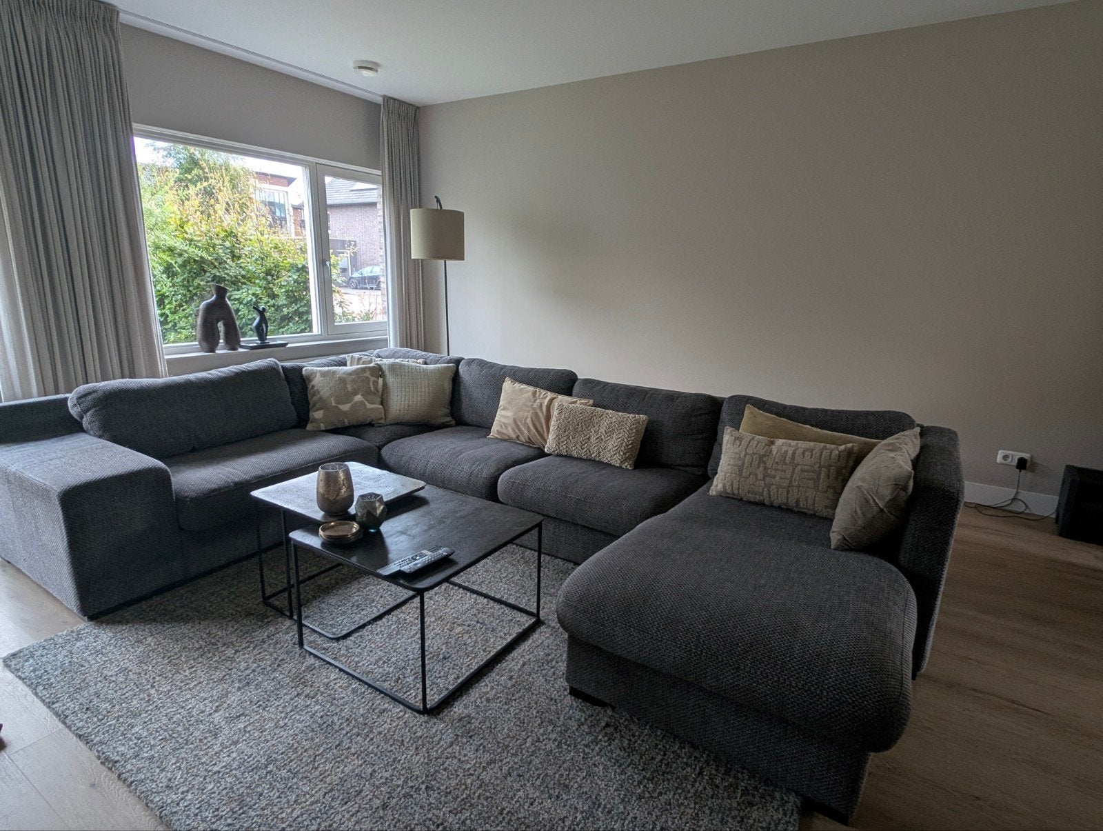 U bankstel / Loungebank 350x240x170, Ophalen, Gebruikt, Stof