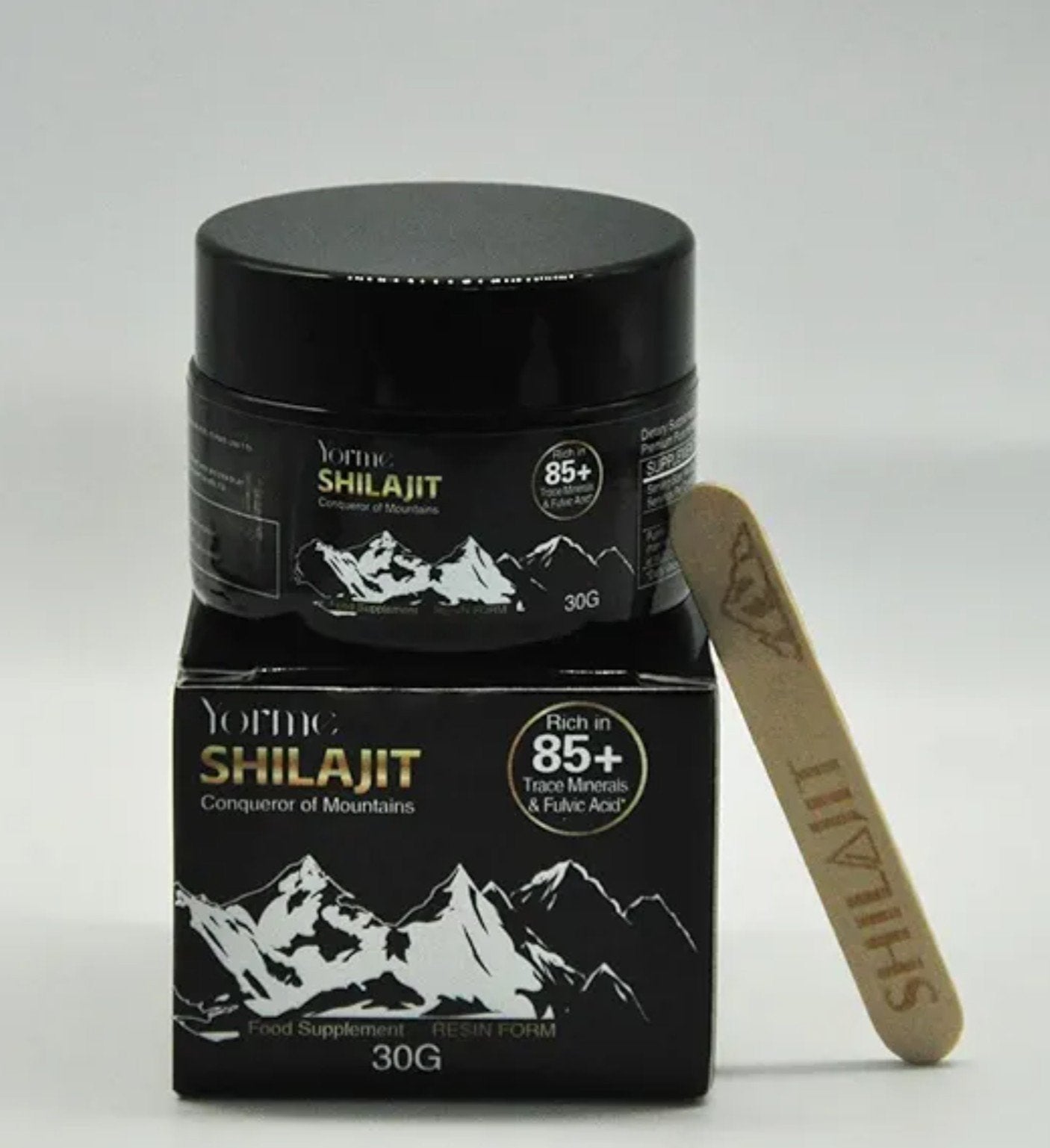 Yorme Shilajit 30G - Rijk aan 85+ mineralen, Sport en Fitness, Gezondheidsproducten en Wellness, Ophalen of Verzenden
