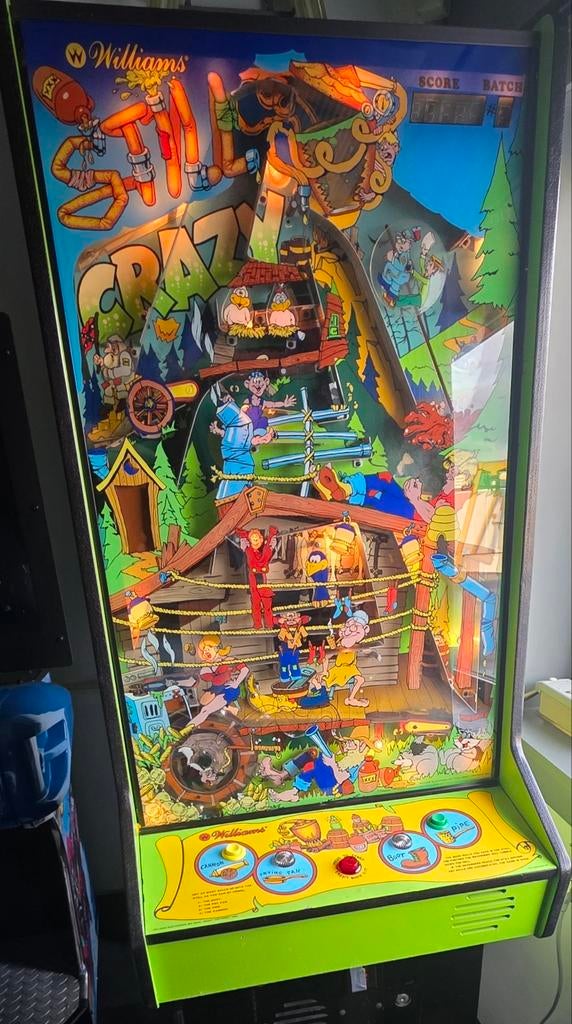 Still Crazy Pinball flipperkast, Verzamelen, Ophalen, Gebruikt, Mechanisch, Bally