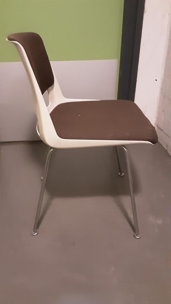 Gispen stoeltje, Huis en Inrichting, Stoelen, Ophalen, Gebruikt, Wit, Eén