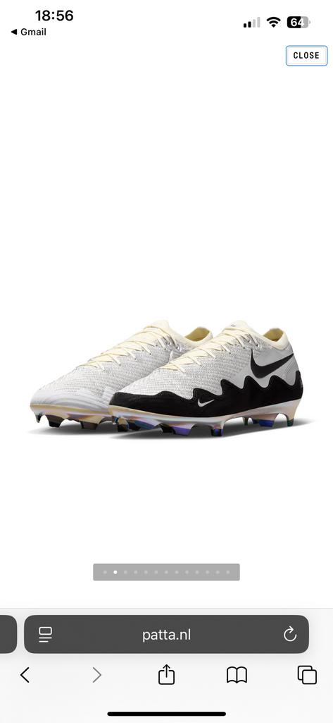 Patta x nike mercurial vapor 16 elite 45, Overige kleuren, Sportschoenen, Ophalen of Verzenden, Zo goed als nieuw