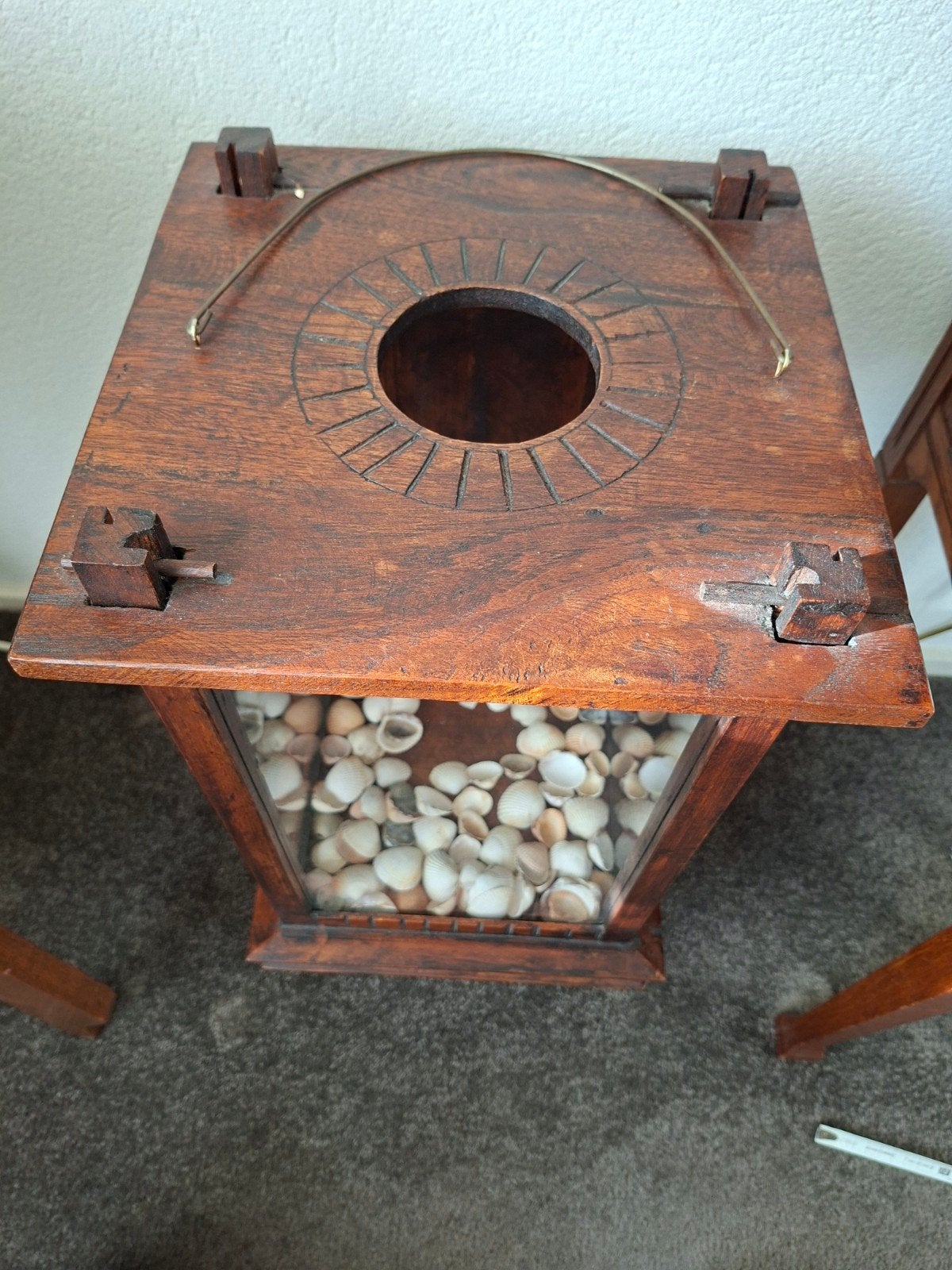vitrine kast, Ophalen