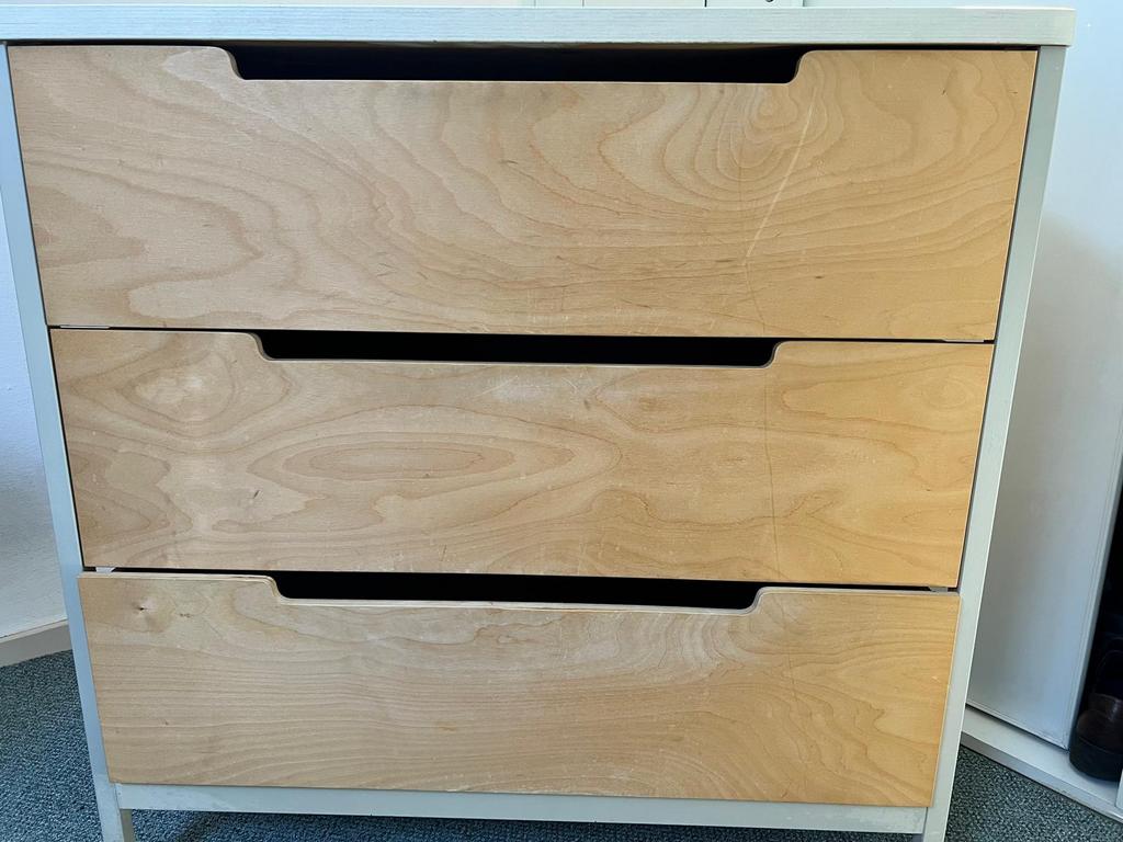 Ikea 3 ladenkastje, Huis en Inrichting, Ophalen, Zie foto, Gebruikt, 50 tot 100 cm
