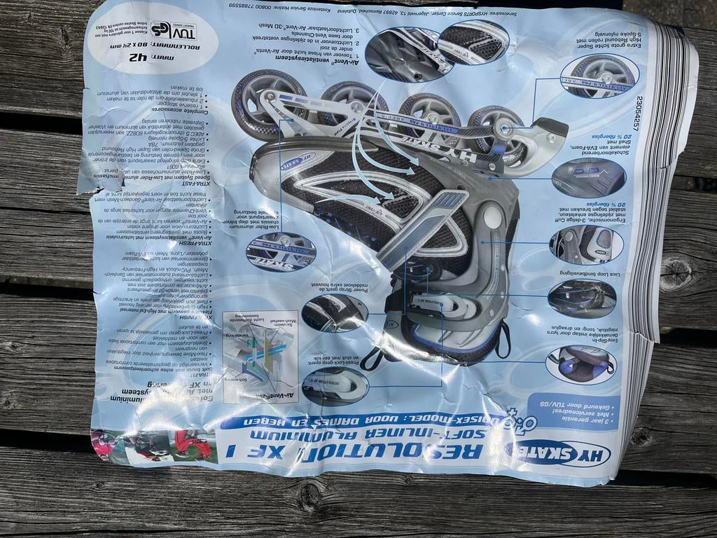 Hy Skate Resolution XF 1 Inline Skates - Maat 42, Sport en Fitness, Skeelers, Overige merken, Verstelbaar, Ophalen of Verzenden