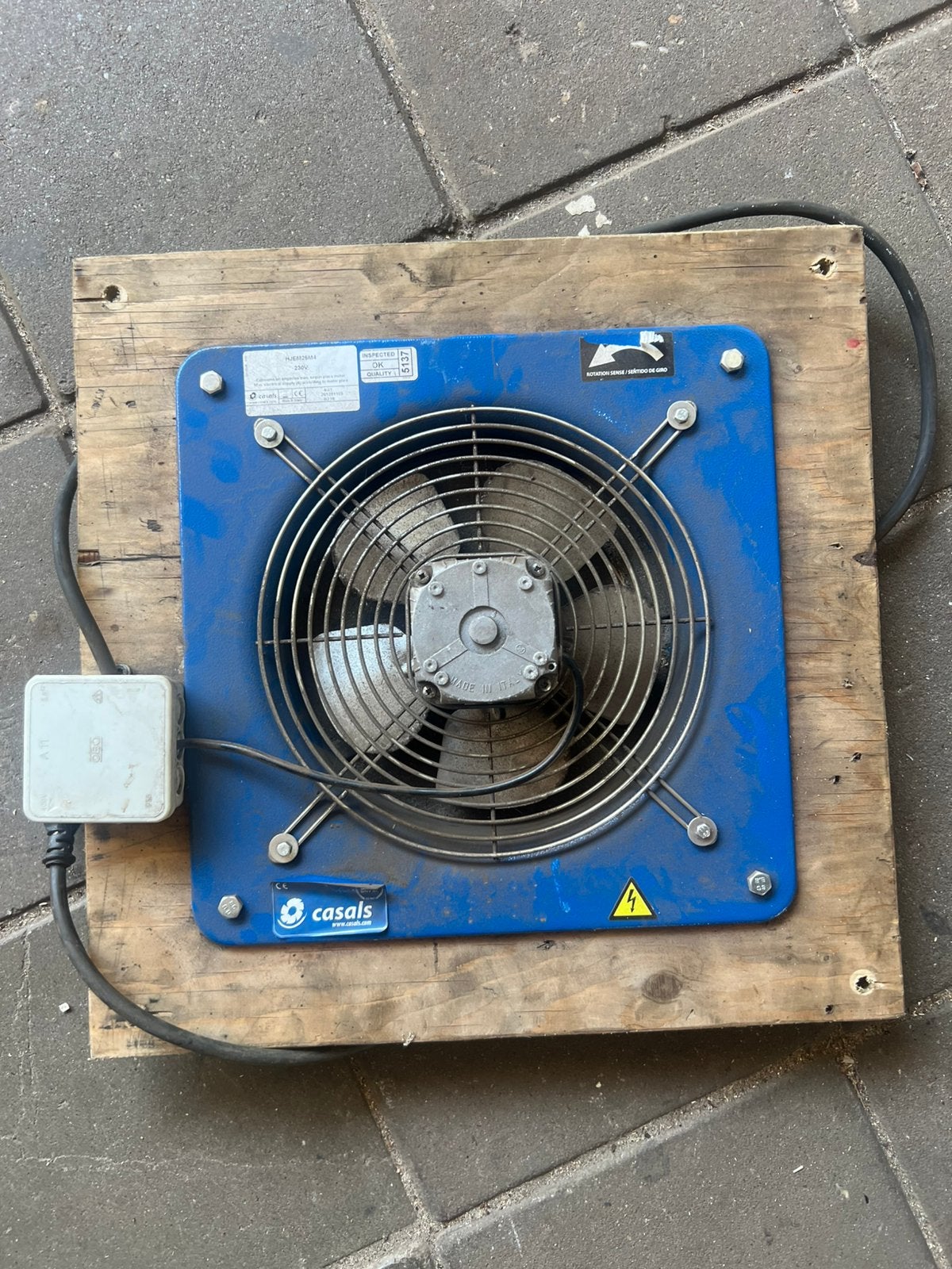 Casals axiaalventilatos, Ophalen, Gebruikt, Overige