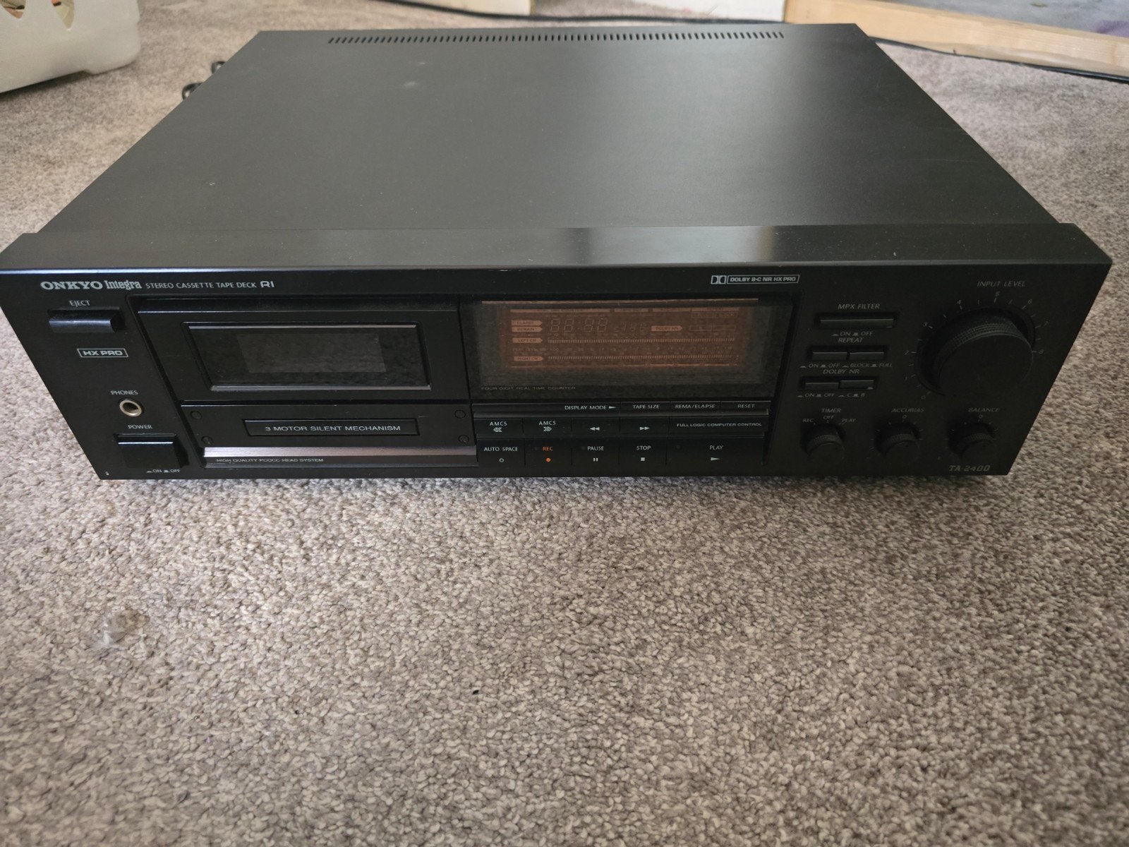 Onkyo TA-2400: Gereinigd ,snaar moet vervangen worden, Ophalen of Verzenden, Enkel, Overige merken, Tiptoetsen