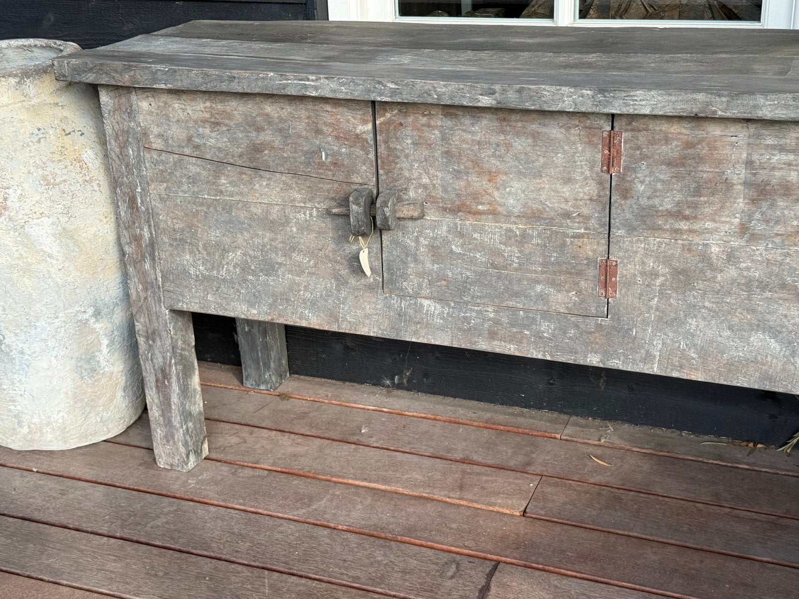 Sale! Dressoir /wandkast old barn, Ophalen, Nieuw, Stoer, sober en landelijk, 150 tot 200 cm