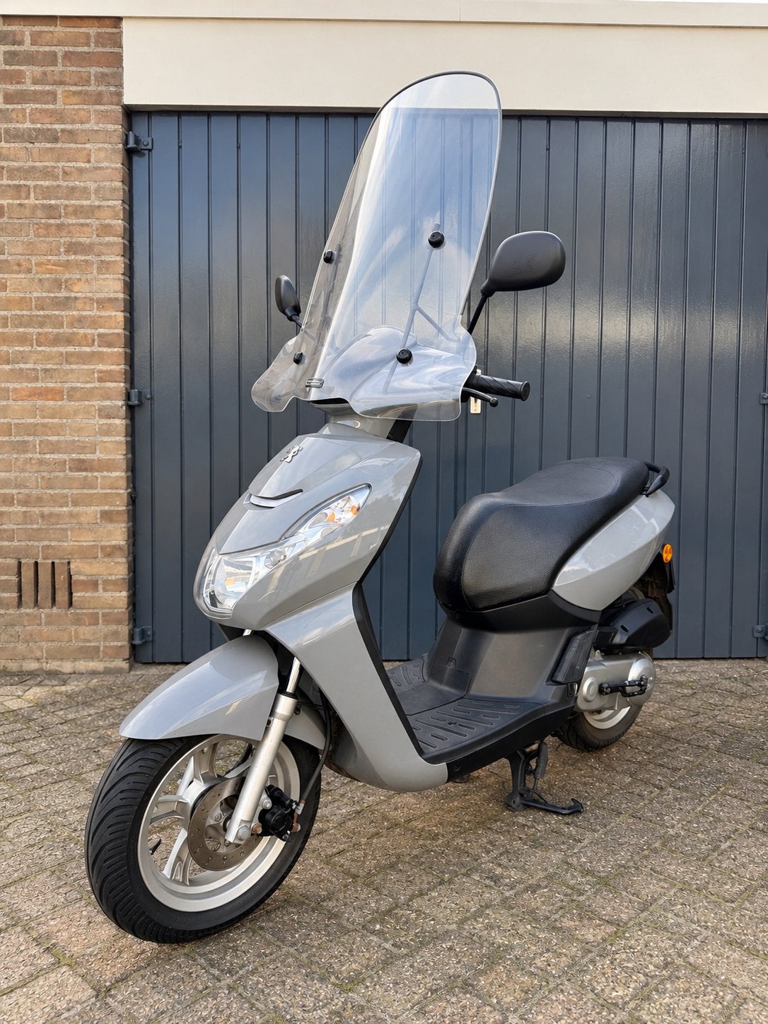 Peugeot Kisbee Scooter 2013- 70 ccGrijs met Windscherm, Ophalen, Gebruikt, Overige typen, Peugeot