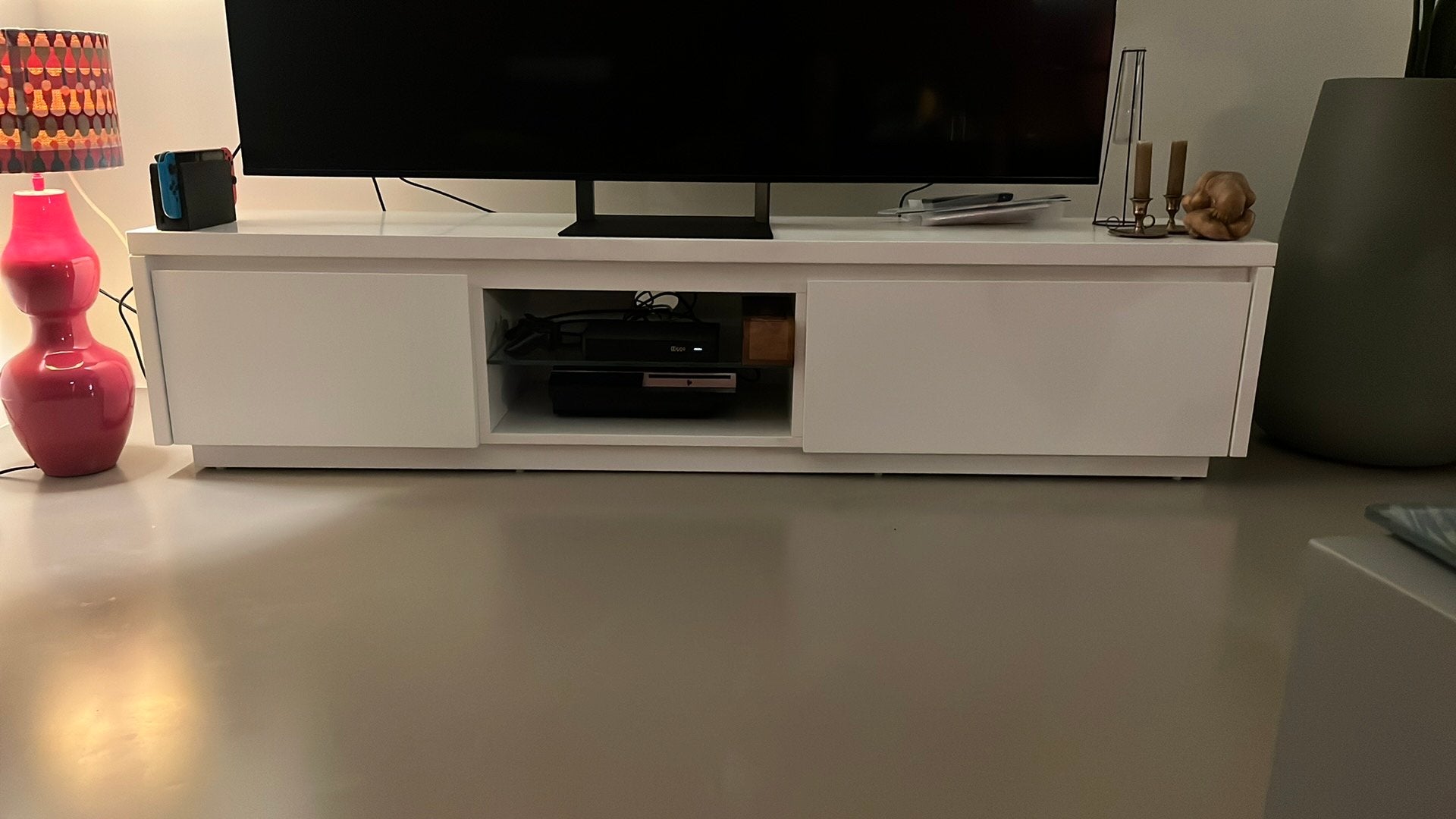 Tv meubel 160cm, Ophalen, 150 tot 200 cm, Zo goed als nieuw, Minder dan 100 cm