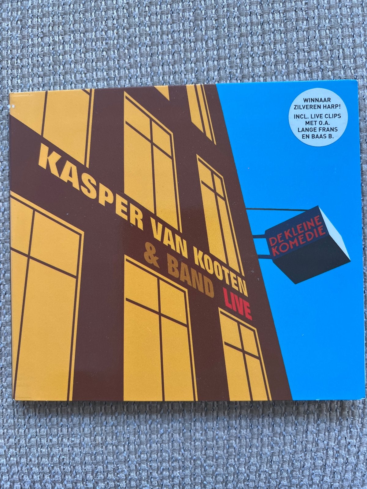 Kasper van Kooten & Band Live - De Kleine Komedie CD, Ophalen of Verzenden, Gebruikt