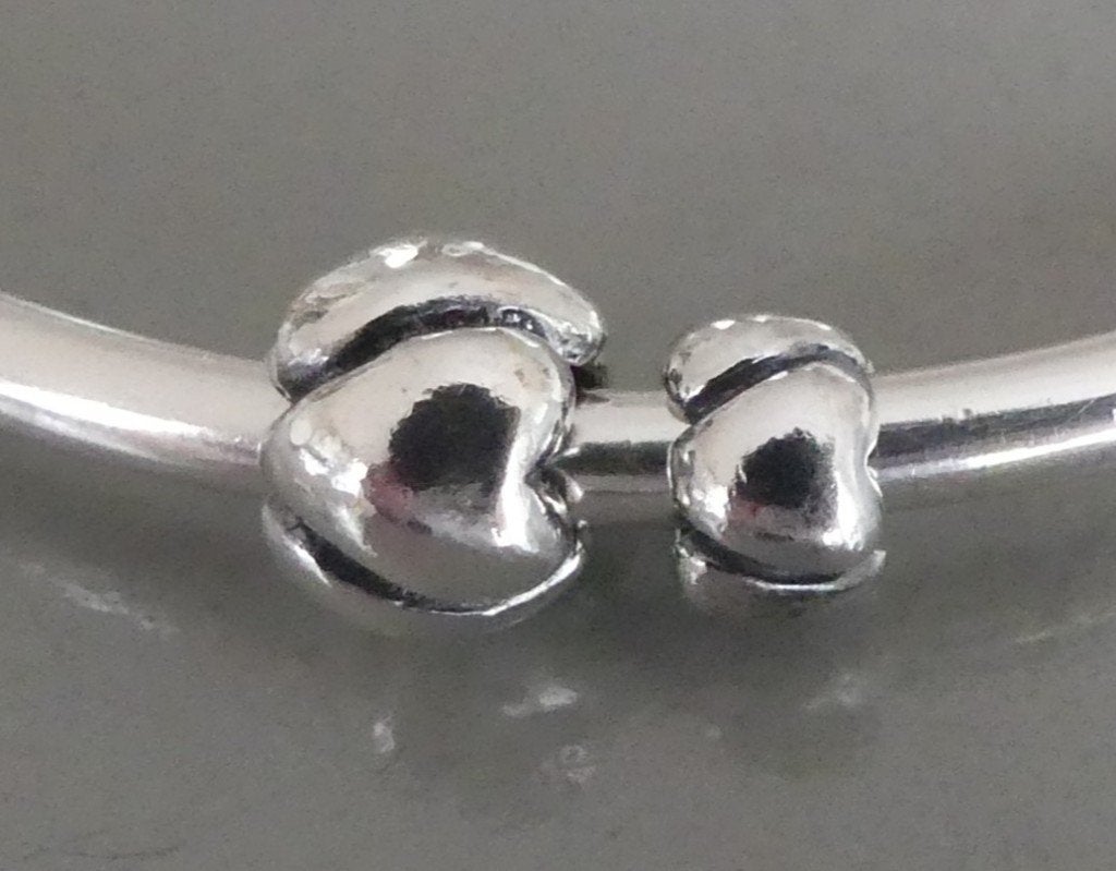Trollbeads HARTEN, GROOT en KLEIN, samen €20,00, Sieraden, Tassen en Uiterlijk, Gebruikt, -, Verzenden, -