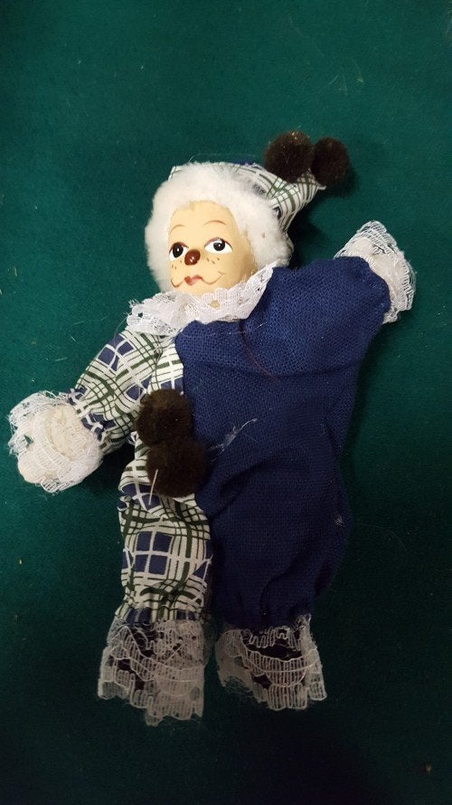 Clown poppen, verzamelobject voor volwassenen, 3 stuks,, Verzamelen, Poppen, Ophalen of Verzenden, 'T Olde Gre-j, Info@toldegrej.nl