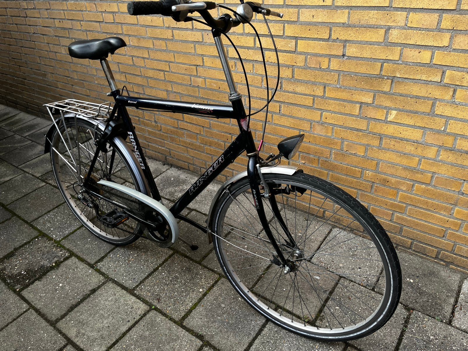 Groot frame herenfiets, Overige merken, Gebruikt, Velgrem, Versnellingen
