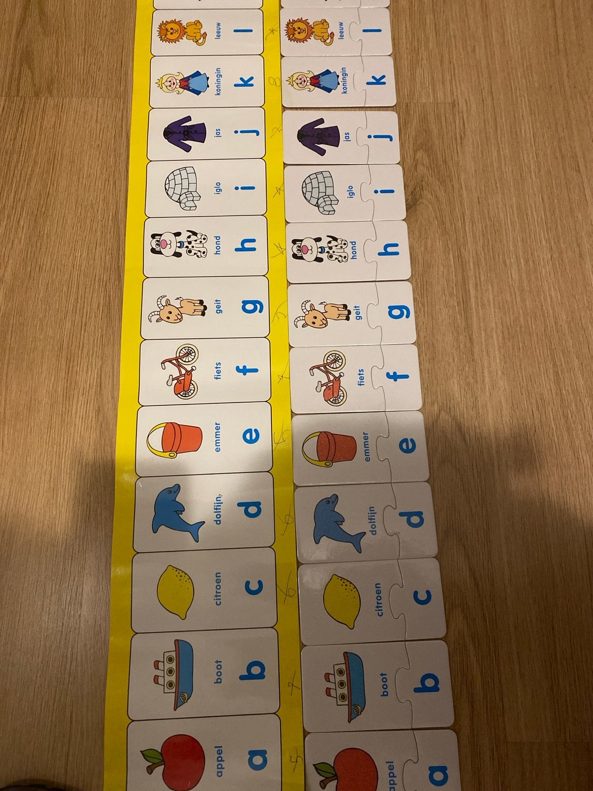 Jumbo Ik Leer Alfabet ABC - Educatieve Puzzelset, Ophalen of Verzenden, Zo goed als nieuw, Puzzelen
