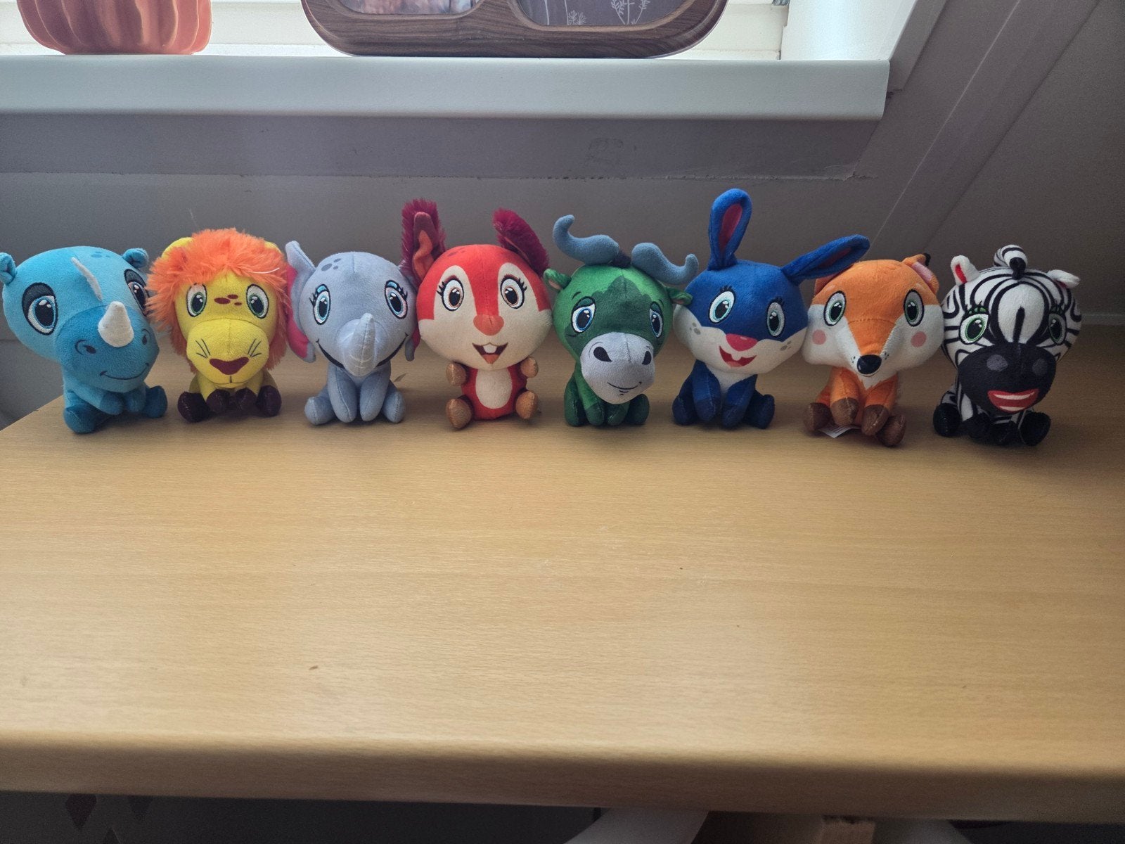 Lidl mini knuffels - complete set van 8, Lidl, Overige typen, Ophalen of Verzenden, Zo goed als nieuw