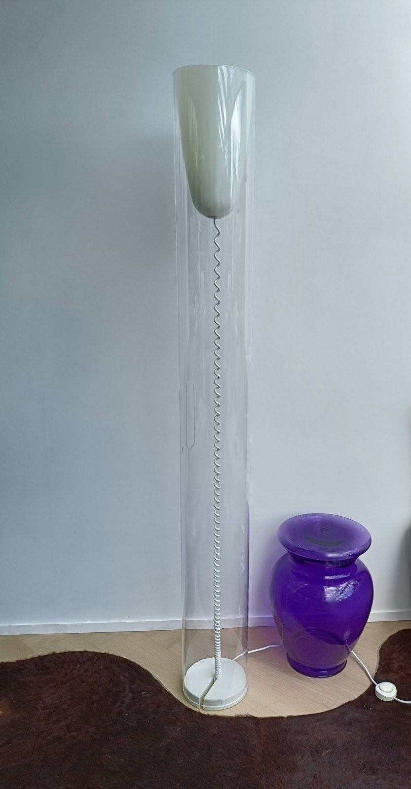 Kartell Toobe vloerlamp, Ophalen, Kunststof, E27 (groot), Zo goed als nieuw