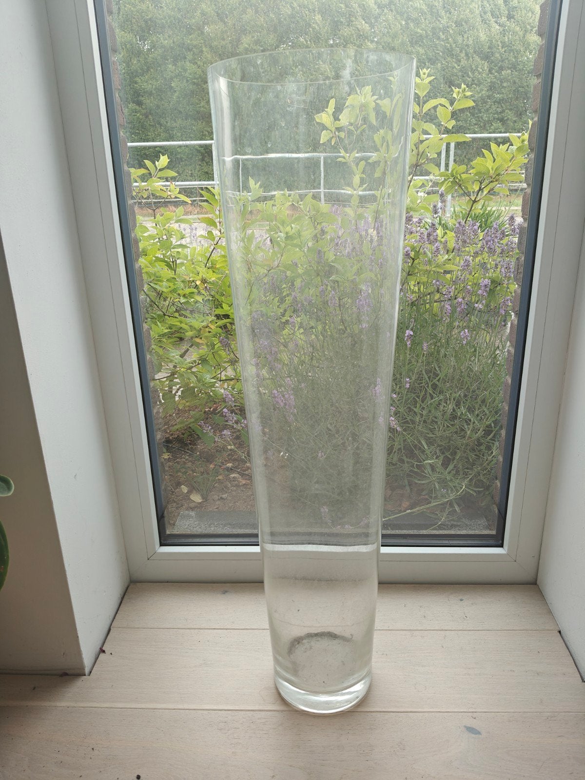 Glazen vaas, Huis en Inrichting, Woonaccessoires | Vazen, Ophalen, Overige kleuren, 75 cm of meer, Glas
