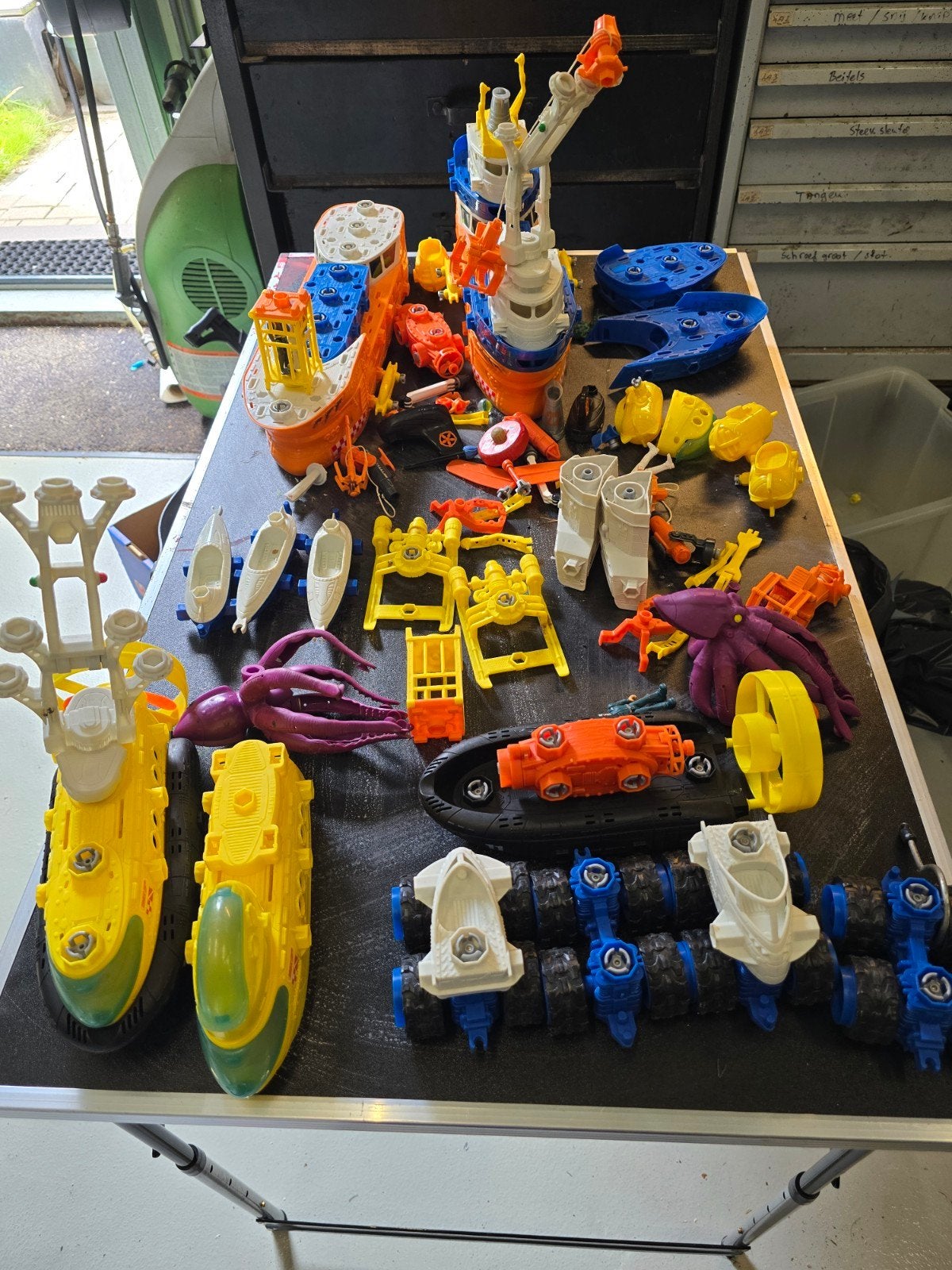 Matchbox Mega Rig Shark Ship & Squid Ship – Grote partij ond, G1, Ophalen of Verzenden