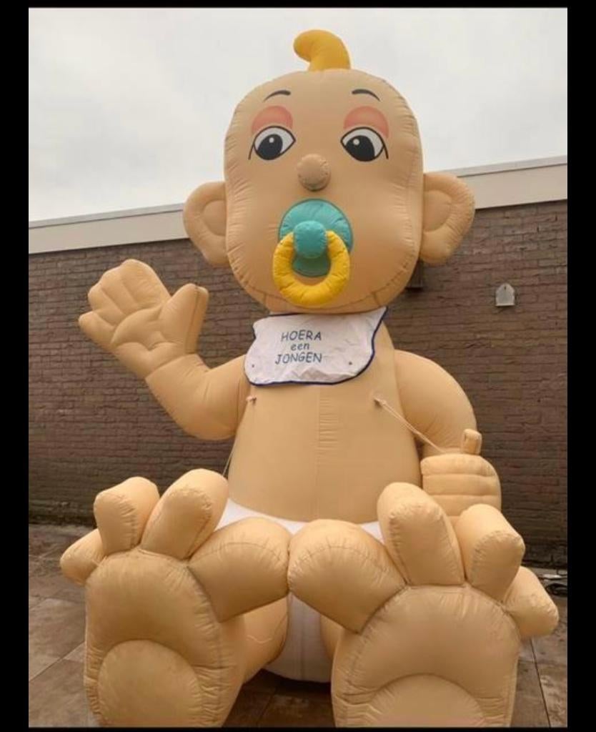 Te Huur opblaas baby Velp/Rheden/Arnhem/Rozendaal, Ophalen, Zo goed als nieuw, Geboorte of Huwelijk