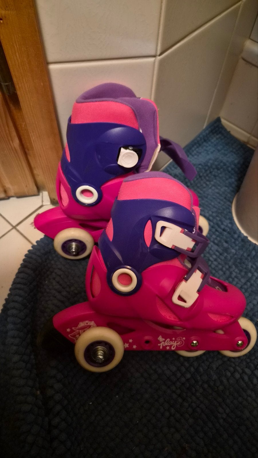 Oxelo rolschaatsen/skeelers (28-30), Kinderen en Baby's, Speelgoed | Buiten | Rolschaatsen, Ophalen, Verstelbaar, Zo goed als nieuw