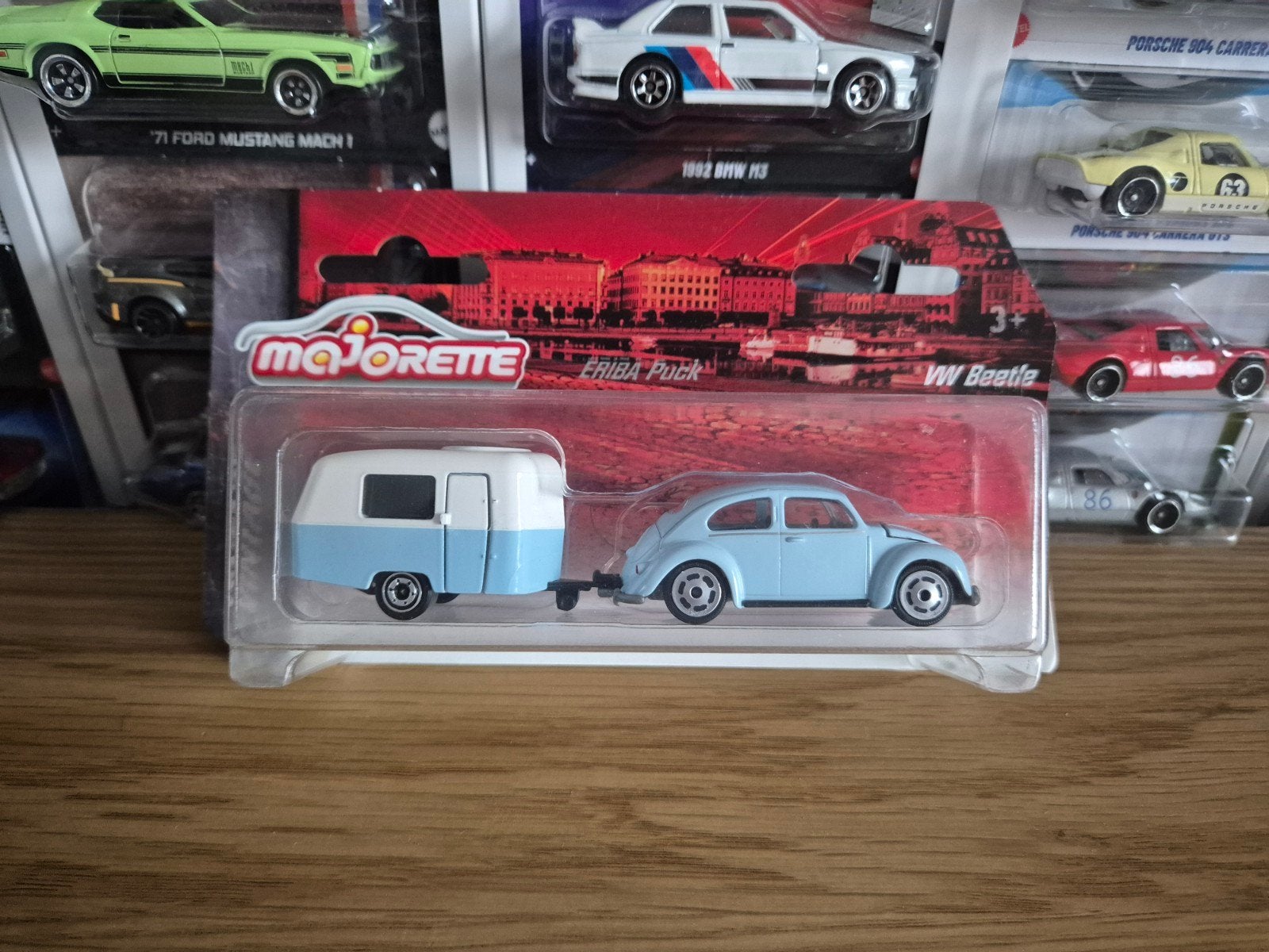 Majorette Volkswagen Beetle + Eriba Puck, Ophalen of Verzenden, Nieuw, Auto