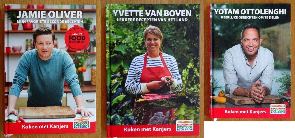 Kookboeken van Jamie Oliver - Yvette van Boven en Ottolenghi, Boeken, Kookboeken, Ophalen of Verzenden, Nieuw, Postcode Loterij.