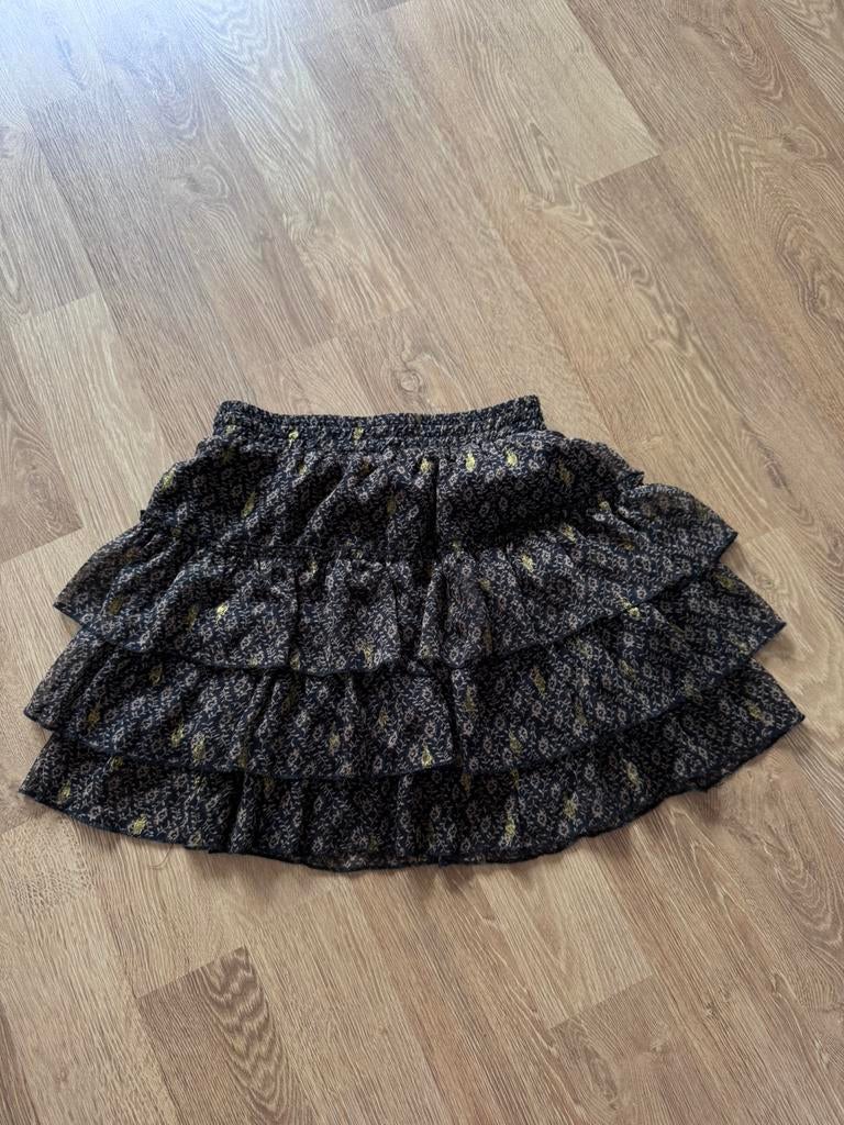Ruffle rokje Just Dai, Maat 38/40 (M), Zwart, Ophalen of Verzenden, Zo goed als nieuw