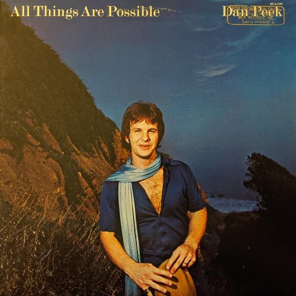 LP DAN PEEK ( EX-AMERICA ) - ALL THINGS ARE POSSIBLE, Inclusief binnenhoes, Ophalen of Verzenden, Zo goed als nieuw, 12 inch