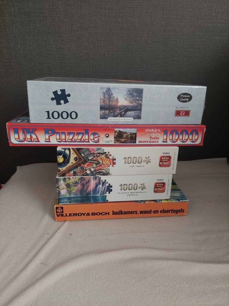 puzzels, Ophalen of Verzenden, 500 t/m 1500 stukjes, Gebruikt, Legpuzzel