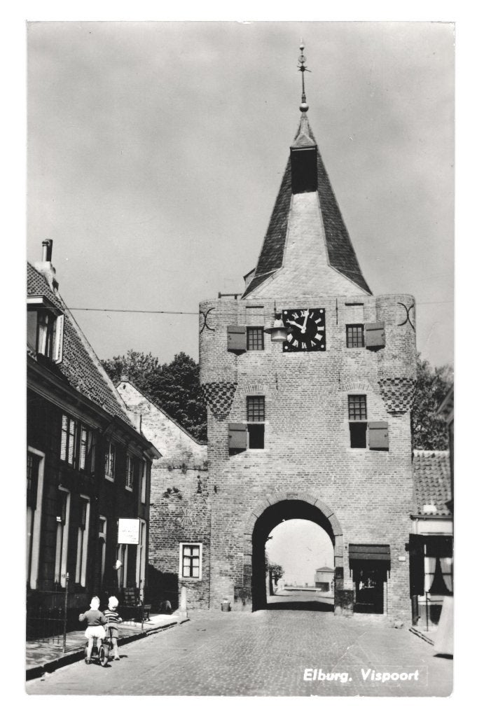 968869	Elburg	1964 Gld	Gelopen met postzegel, Verzamelen, Ansichtkaarten | Nederland, Ophalen of Verzenden, 1960 tot 1980, Gelopen