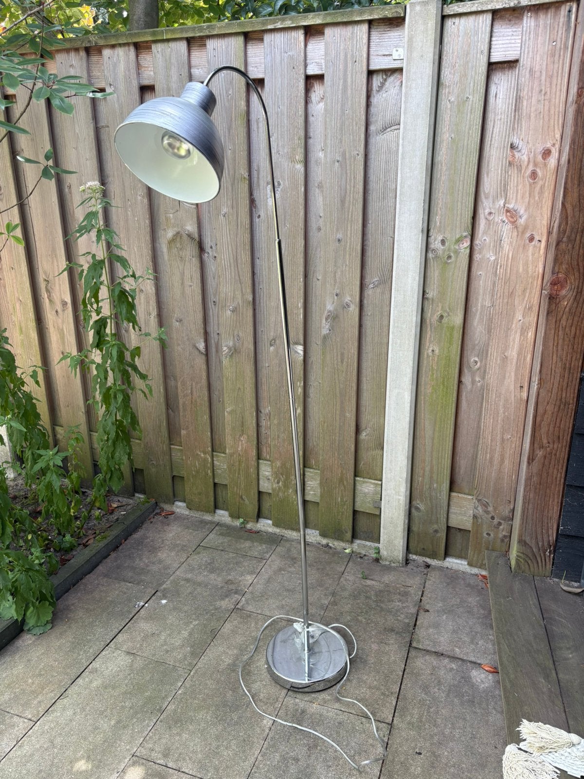 Staande lamp grijs, Ophalen, Zo goed als nieuw, 150 tot 200 cm