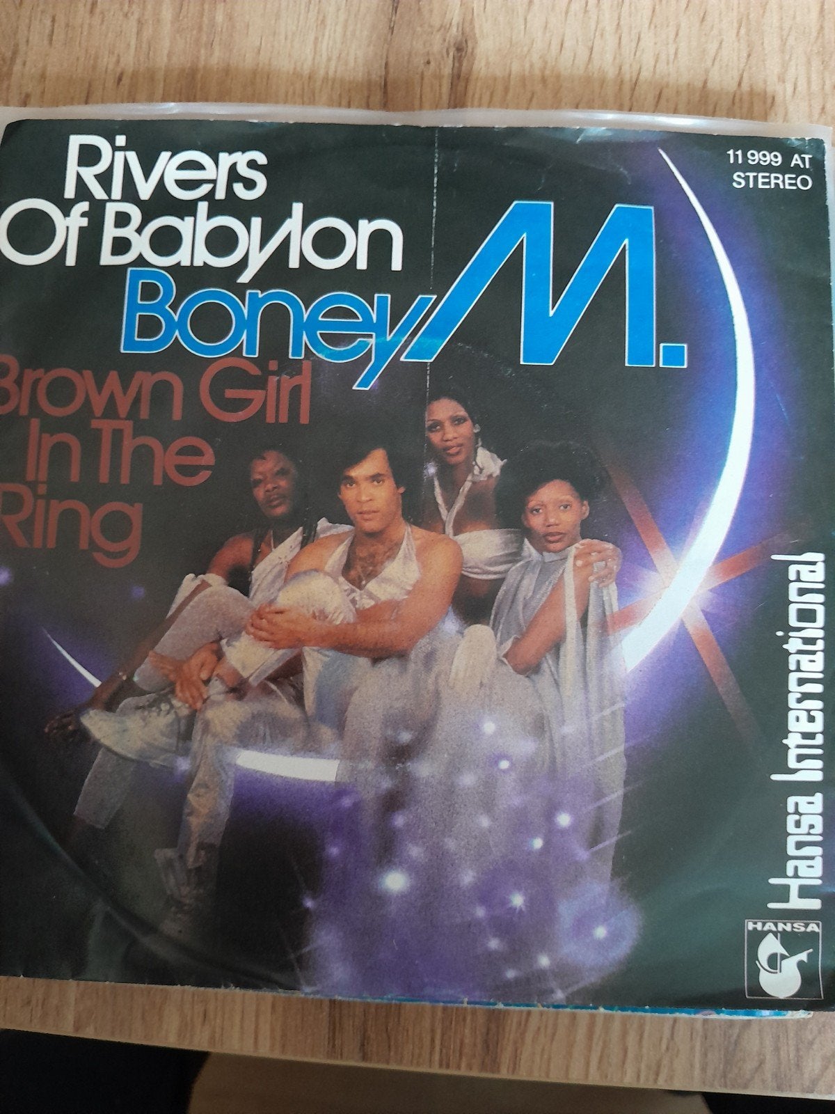 boney m 7inch rivers of babylon, Cd's en Dvd's, Ophalen of Verzenden, Zo goed als nieuw, Pop