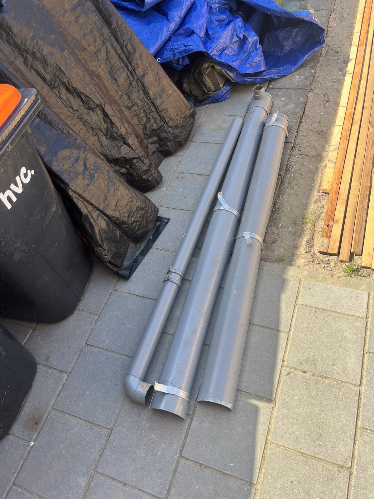 Regenpijp en goot, Doe-het-zelf en Verbouw, Ophalen, Zo goed als nieuw, Zink, 80 mm of meer
