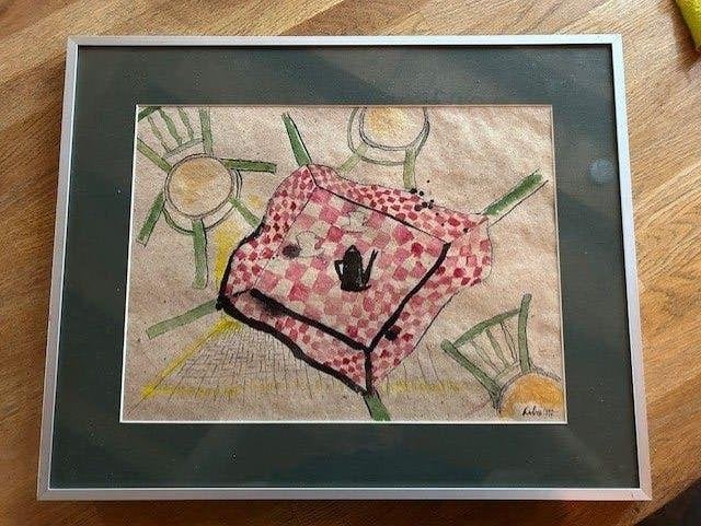 Aquarel - Lidewij van den Bouwhuijsen - zonder titel (1999), Ophalen, Gesigneerd, Aquarel, Stilleven