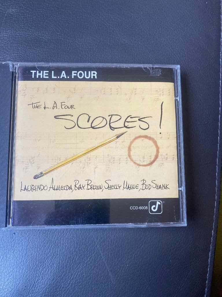 The L.A. Four - Scores! CD (Jazz, 1975), Gebruikt, Inclusief doosje, Ophalen of Verzenden, Jazz