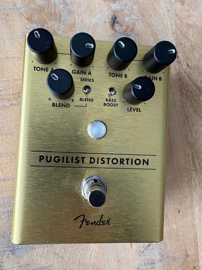 Fender Pugilist Distortion Gitaarpedaal - Zo goed als nieuw, Muziek en Instrumenten, Ophalen of Verzenden, Zo goed als nieuw, Distortion, Overdrive of Fuzz