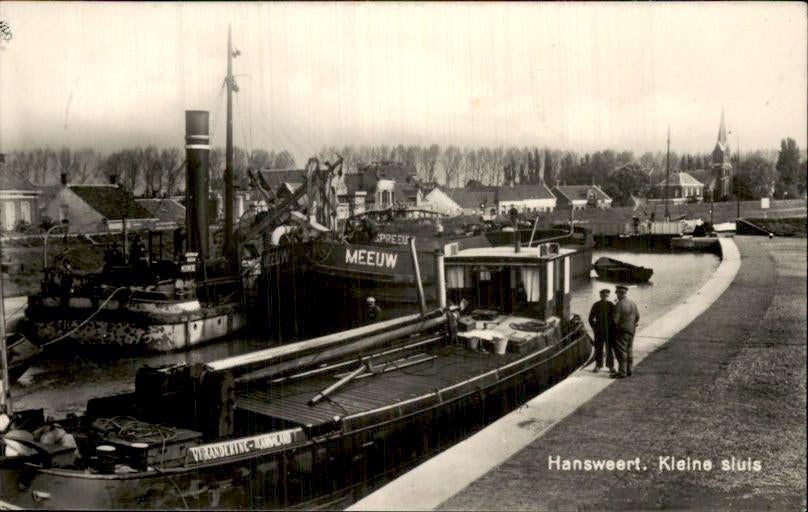 Hansweert - Sluis - Schepen - 1941, Verzenden, 1940 tot 1960, Gelopen, Zeeland