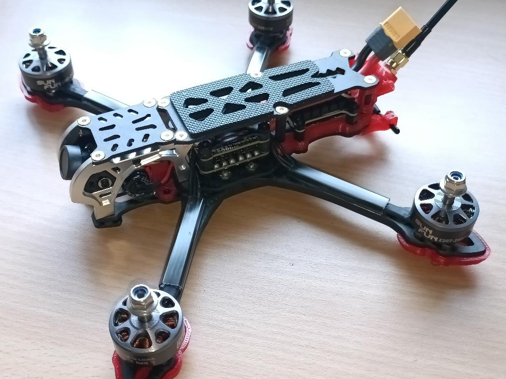 Race/freestyle drone Mark5C 5 inch analoog (nieuw), Elektro, RTF (Ready to Fly), Quadcopter of Multicopter, Nieuw