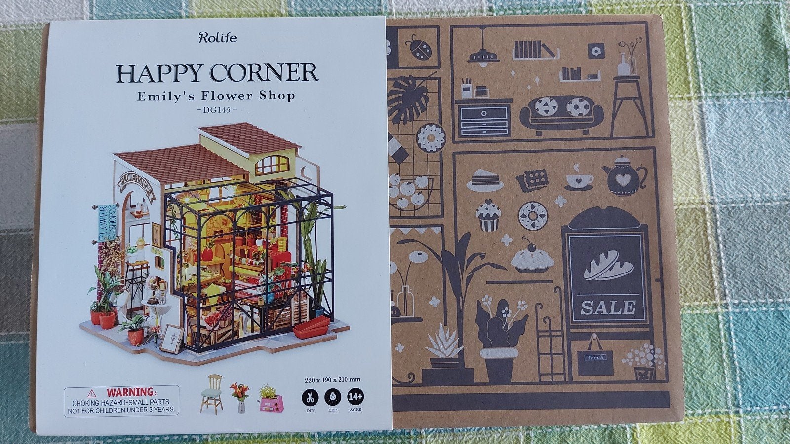 DIY Huisje Rolife Happy Corner Emily's Flower Shop, Hobby en Vrije tijd, Ophalen of Verzenden, Nieuw, 1:32 tot 1:50