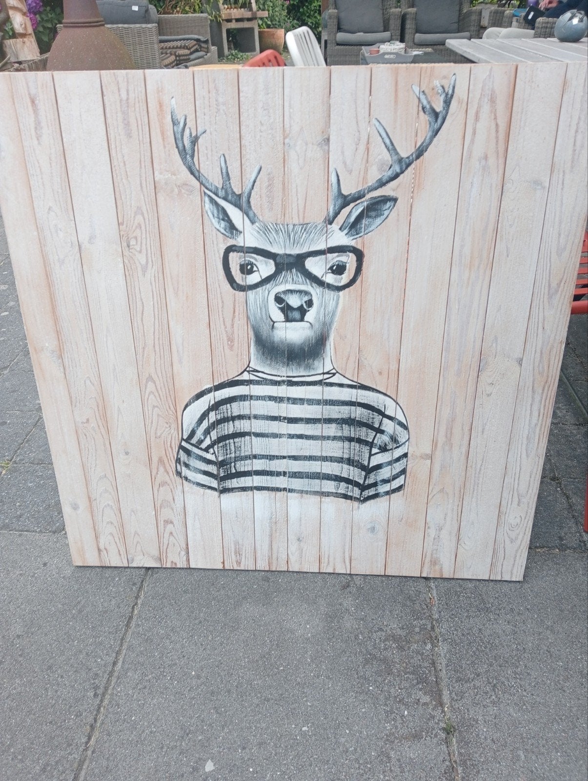 Houten lijst, Ophalen