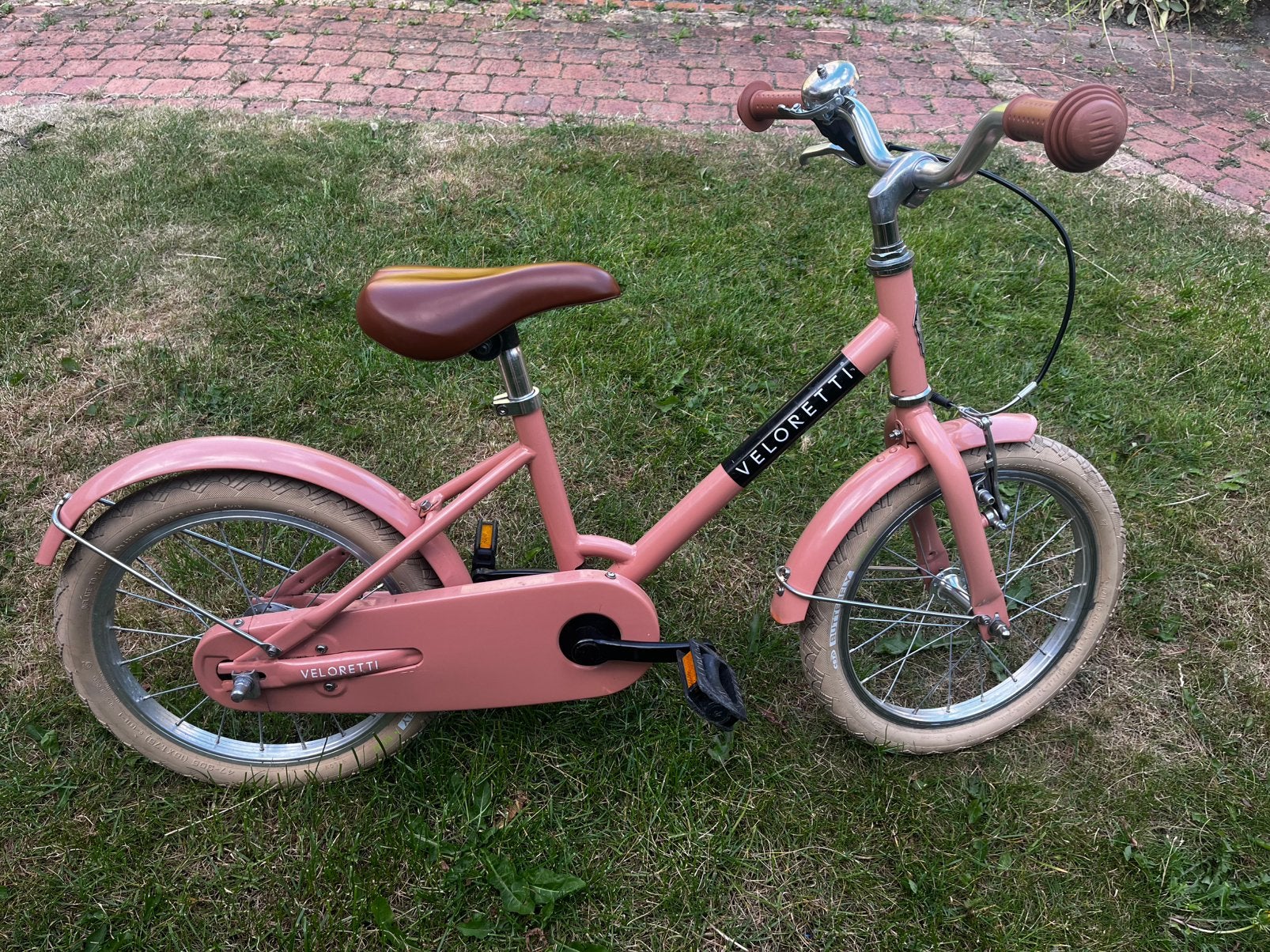 Veloretti Maxi zalmroze kinderfiets 16 inch, Ophalen, Gebruikt, 16 inch