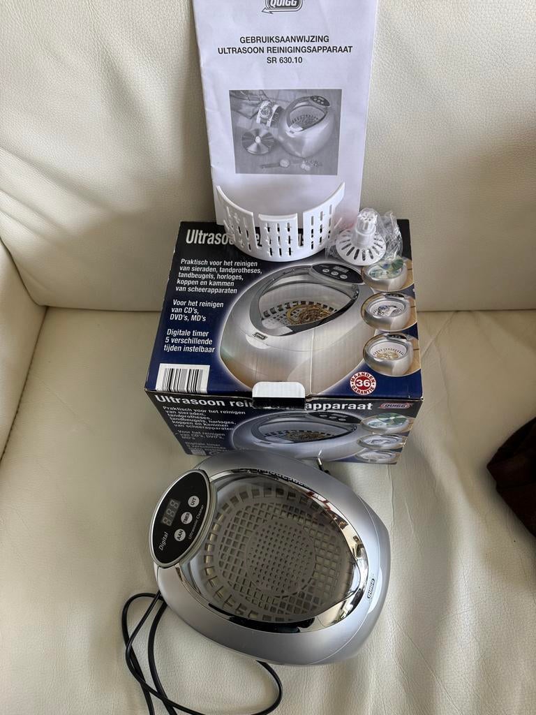 Ultrasoon reinigingsapparaat, Ophalen of Verzenden, Gebruikt
